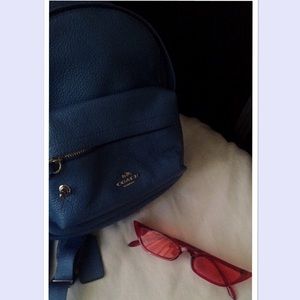 Retro Ruby red cat eye small frame sunglasses